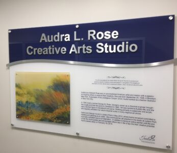 Audra Rose Panel Sign