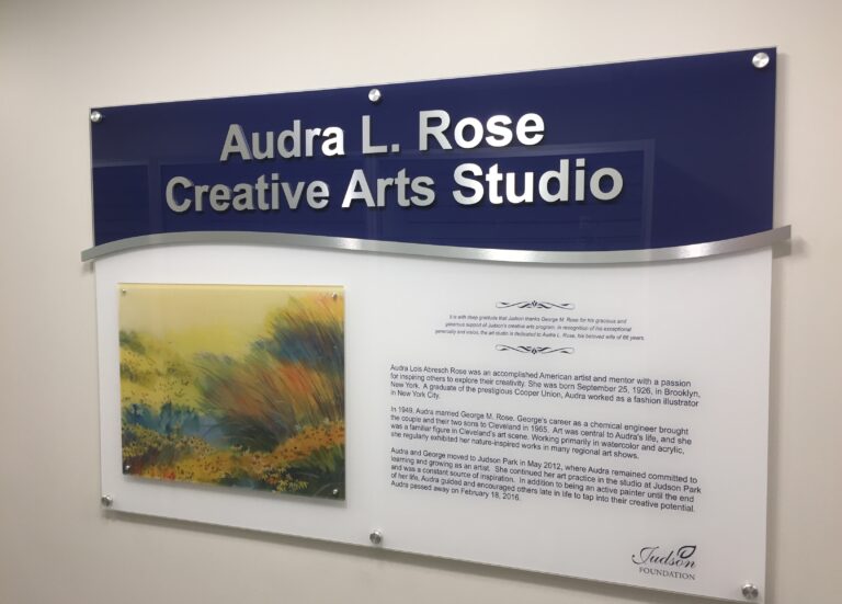 Audra Rose Panel Sign